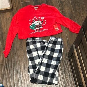 Men’s Red Santa Pajamas Set